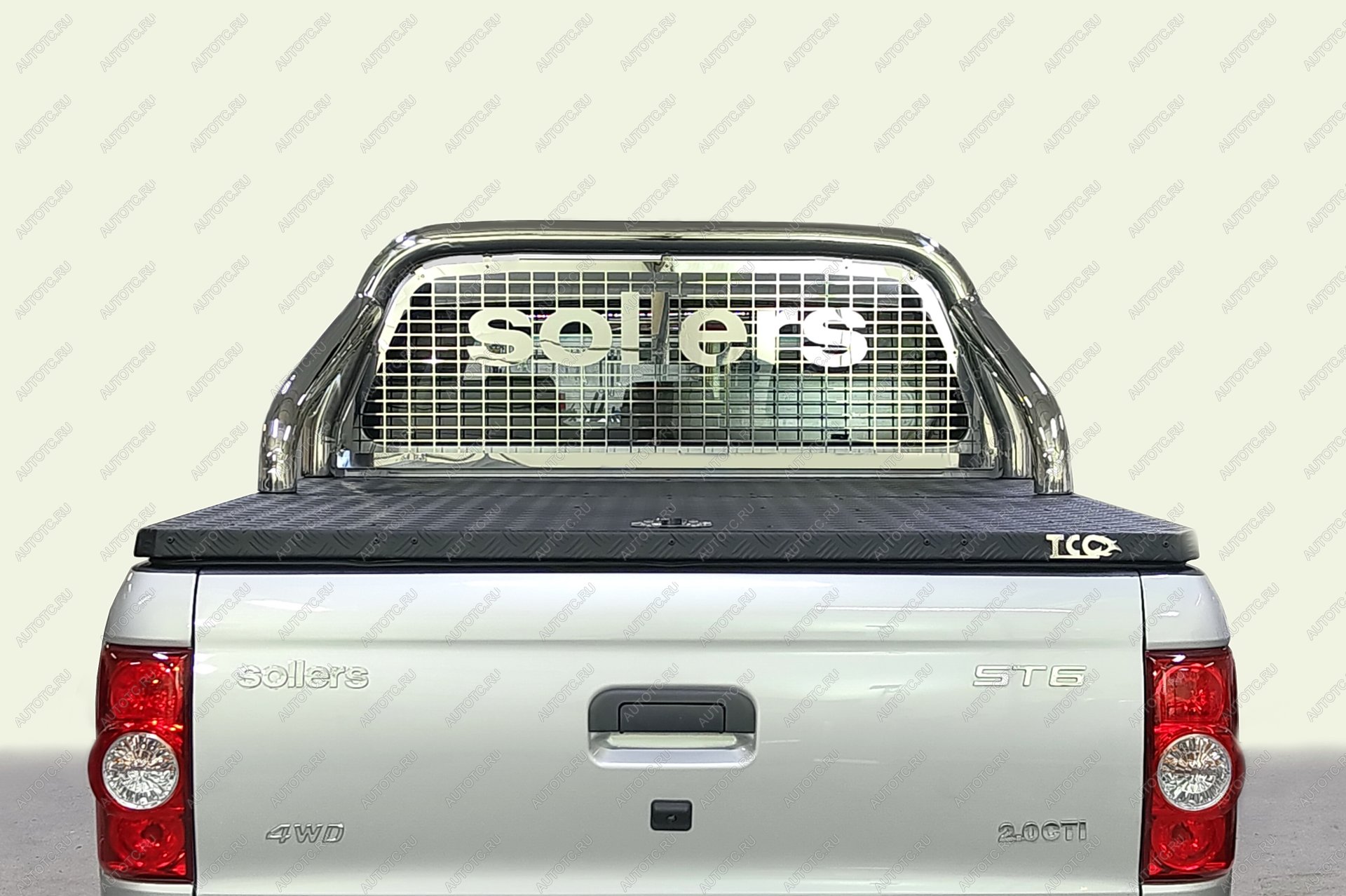67 999 р. Защита кузова и заднего стекла ( крышки) 76,1 мм ТСС Тюнинг SOLLERS ST6 2023-  solst62326  с доставкой в г. Майкоп