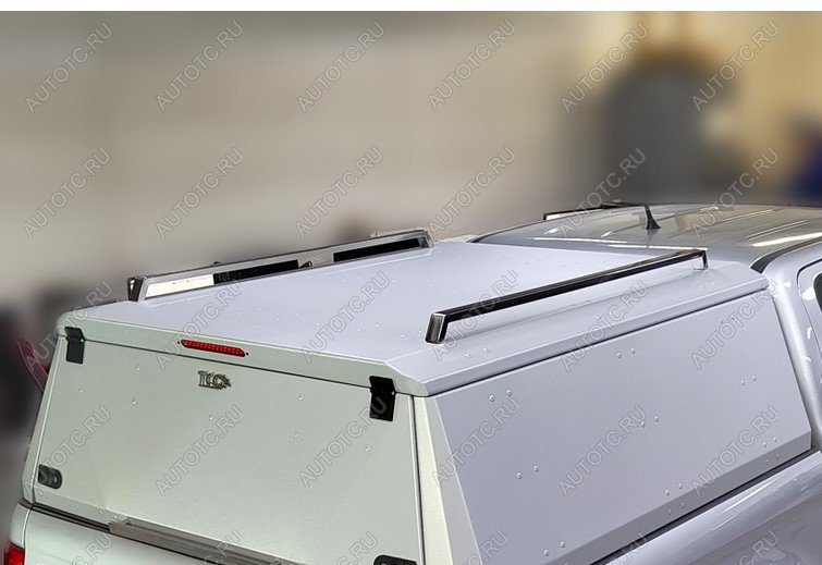 19 999 р. Рейлинг на крышу кунга (комплект Premium) ТСС Тюнинг  JAC T6 (2018-2024) пикап (нержавеющая сталь)  с доставкой в г. Майкоп