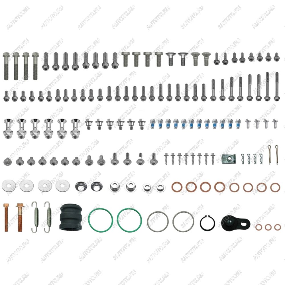 4 749 р. Комплект крепежа ACCEL KTM SX250 02-23, EXC250 02-23, EXC300 04-16, EXC200 02-16  bkp-501  с доставкой в г. Майкоп