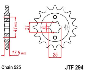 2 399 р. Звезда цепного привода JTF294 15  jtf294.15  с доставкой в г. Майкоп. Увеличить фотографию 1