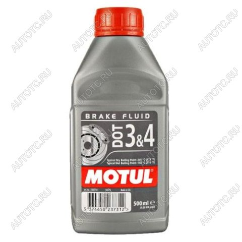 979 р. Гидравлическая жидкость Motul DOT 3 & 4 Brake Fluid 0,5л.  пм-00005752  с доставкой в г. Майкоп