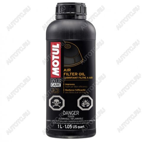 1 699 р. Смазка воздушного фильтра Motul A3 Air Filter Oil 1л.  пм-00018359  с доставкой в г. Майкоп