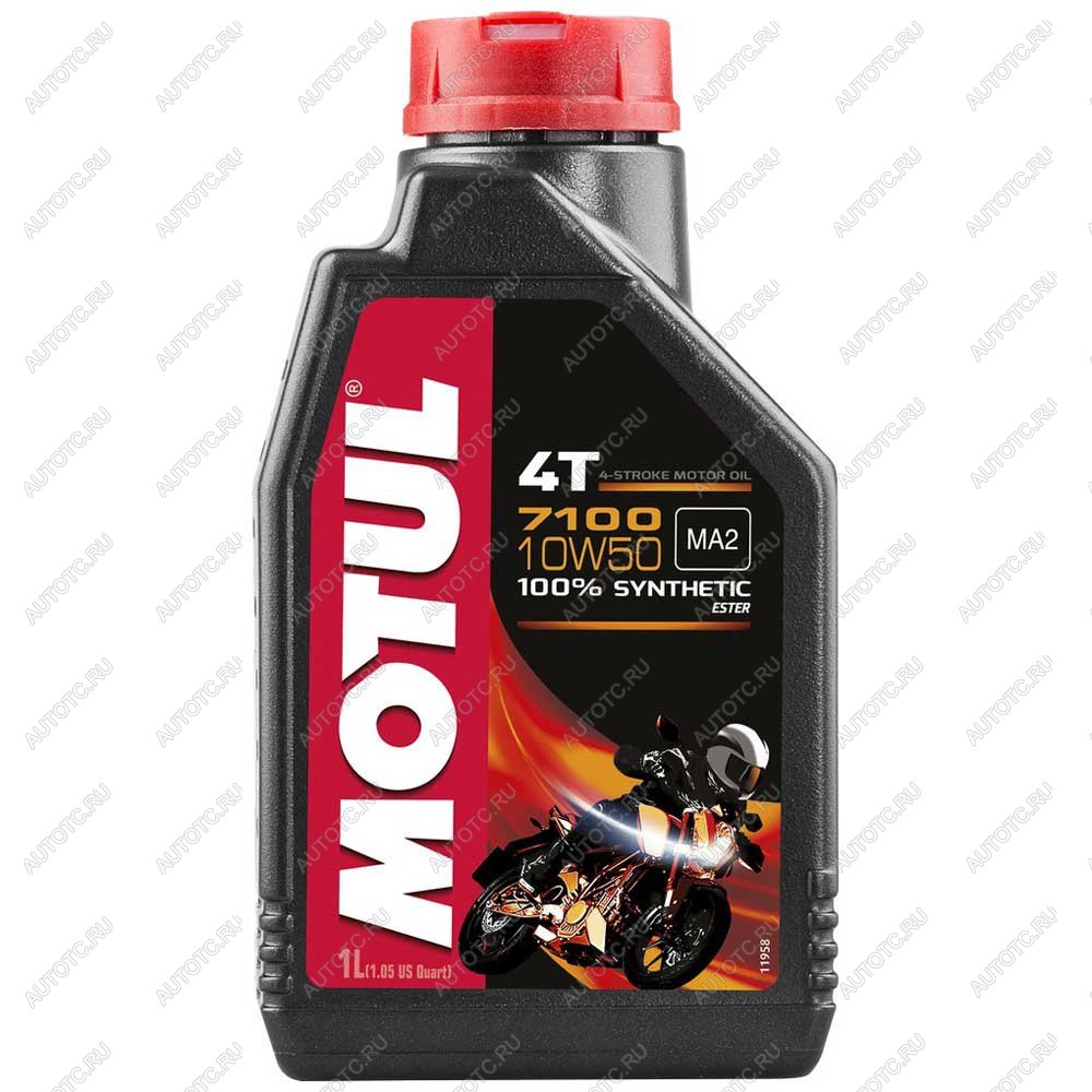 2 369 р. Масло Motul 7100 4T 10W-50 1л.  пм-00023550  с доставкой в г. Майкоп