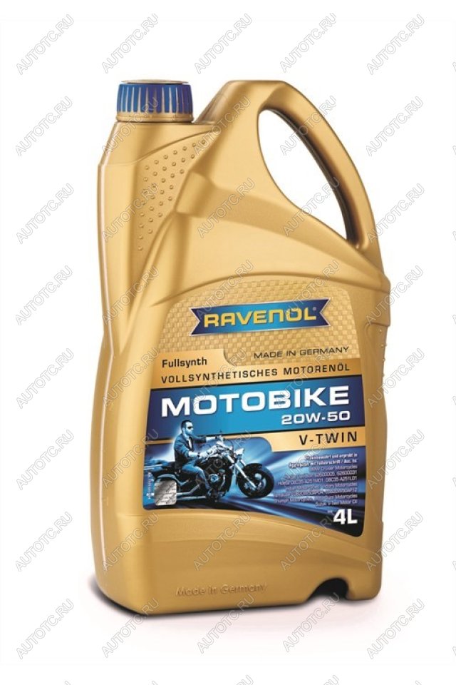 7 999 р. Моторное масло RAVENOL Motobike 4-T V-TWIN Fullsynth 20W-50 (4л)  1171105-004-01-999  с доставкой в г. Майкоп