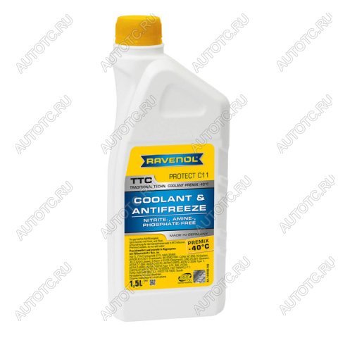 999 р. Антифриз RAVENOL TTC Protect C11 Premix (1,5л)  1410105-150-01-999  с доставкой в г. Майкоп