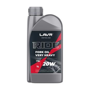 Вилочное масло LAVR MOTO FORK OIL 20W 1л  ln7786