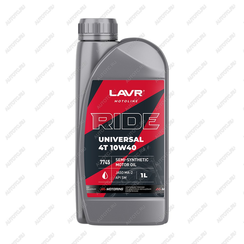 749 р. Моторное масло LAVR MOTO RIDE UNIVERSAL 4T 10W40 SM 1л  ln7745  с доставкой в г. Майкоп