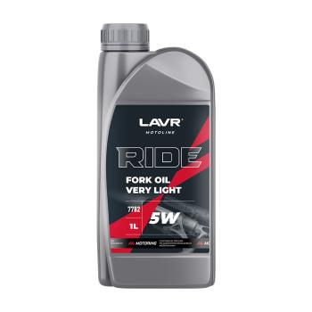 Вилочное масло LAVR MOTO FORK OIL 5W 1л  ln7782