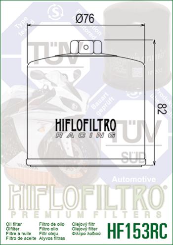 1 339 р. Масляный Фильтр HIFLO HF153RC  hf153rc  с доставкой в г. Майкоп. Увеличить фотографию 2
