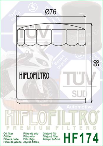 1 379 р. Масляный Фильтр HIFLO HF174C  hf174c  с доставкой в г. Майкоп. Увеличить фотографию 2