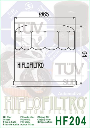 1 399 р. Масляный Фильтр HIFLO HF204C  hf204c  с доставкой в г. Майкоп. Увеличить фотографию 2