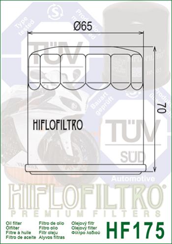 799 р. Масляный Фильтр HIFLO HF175  hf175  с доставкой в г. Майкоп. Увеличить фотографию 2