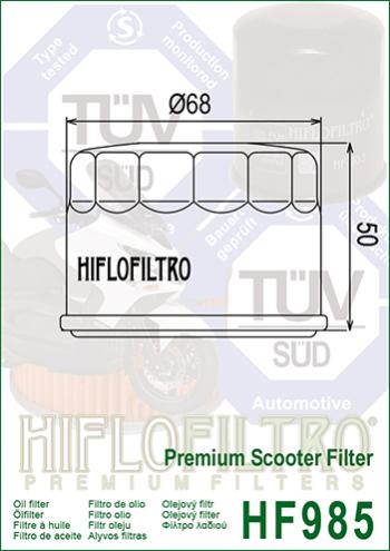 679 р. Масляный Фильтр HIFLO HF985  hf985  с доставкой в г. Майкоп. Увеличить фотографию 2