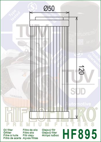 709 р. Масляный Фильтр HIFLO HF895  hf895  с доставкой в г. Майкоп. Увеличить фотографию 2