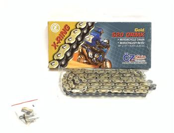 12 949 р. Цепь привода CZ Chains 520 ORMX Gold X-Ring -108  520ormx-108  с доставкой в г. Майкоп. Увеличить фотографию 1
