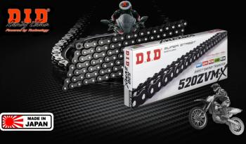 Цепь DID 520ZVMX B&B X-Ring 118 звеньев Черная  520zvmx2b118