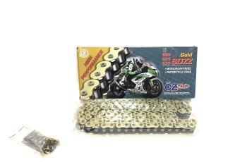 Цепь привода CZ Chains 520 SDZZ Gold X-Ring - 116 Усиленная  520sdzz-116