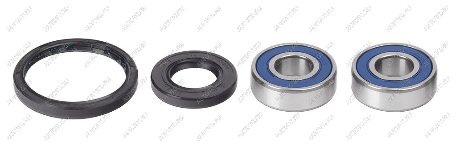 2 259 р. Комплект подшипников переднего колеса ALL BALLS Ninha EX250 Ninja 250R 08-12 (25-1743)  25-1743  с доставкой в г. Майкоп