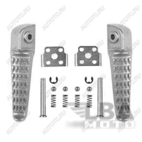 919 р. Подножки задние для мотоциклов Kawasaki ZX-6R, ZX-10R, Z800, Z750, Z1000, KLE650, ER-6nf  пм-00001158  с доставкой в г. Майкоп