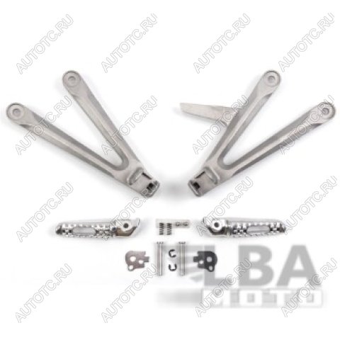 5 849 р. Подножки задние с кронштейнами для мотоцикла Honda CBR600RR 05-06  пм-00001174  с доставкой в г. Майкоп
