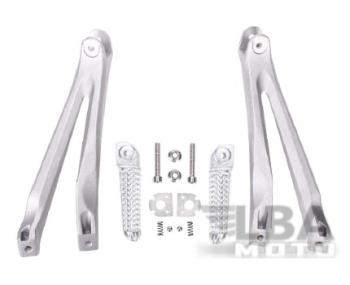 6 749 р. Подножки задние с кронштейнами для мотоцикла Yamaha YZF-R1 04-08  пм-00001179  с доставкой в г. Майкоп. Увеличить фотографию 1