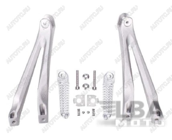 6 749 р. Подножки задние с кронштейнами для мотоцикла Yamaha YZF-R1 04-08  пм-00001179  с доставкой в г. Майкоп
