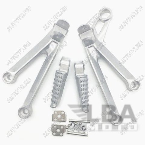 5 999 р. Подножки задние с кронштейнами для мотоцикла Kawasaki ZX-10R 04-05  пм-00007915  с доставкой в г. Майкоп