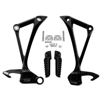 4 849 р. Подножки задние с кронштейнами для мотоцикла Kawasaki ZX10R 11-15  пм-00030817  с доставкой в г. Майкоп. Увеличить фотографию 1