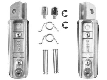 1 199 р. Подножки передние для мотоцикла Yamaha TDM900 02-10, FZS600 98-04, YZF600R 96-07, XJ600900 92-03  пм-00001148  с доставкой в г. Майкоп. Увеличить фотографию 2