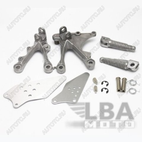 6 599 р. Подножки передние с кронштейнами для мотоцикла Kawasaki ZX-6R 05-08  пм-00001168  с доставкой в г. Майкоп