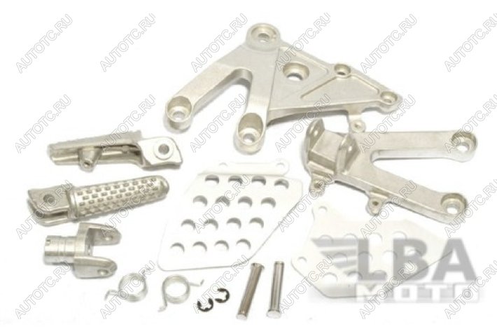 6 499 р. Подножки передние с кронштейнами для мотоцикла Honda CBR600RR 03-06  лб-00000238  с доставкой в г. Майкоп