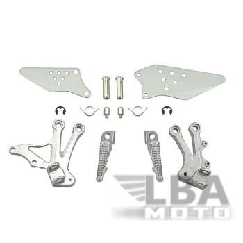 4 999 р. Подножки передние с кронштейнами для мотоцикла Kawasaki ZX-10R 04-05  пм-00006812  с доставкой в г. Майкоп. Увеличить фотографию 1