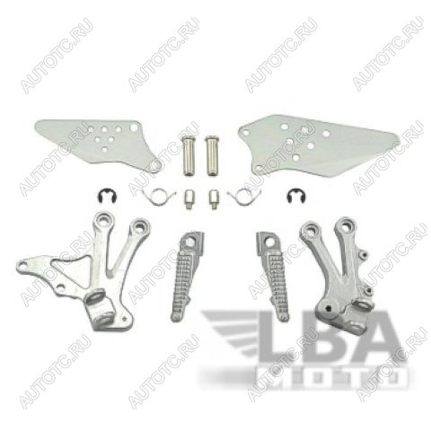 4 999 р. Подножки передние с кронштейнами для мотоцикла Kawasaki ZX-10R 04-05  пм-00006812  с доставкой в г. Майкоп