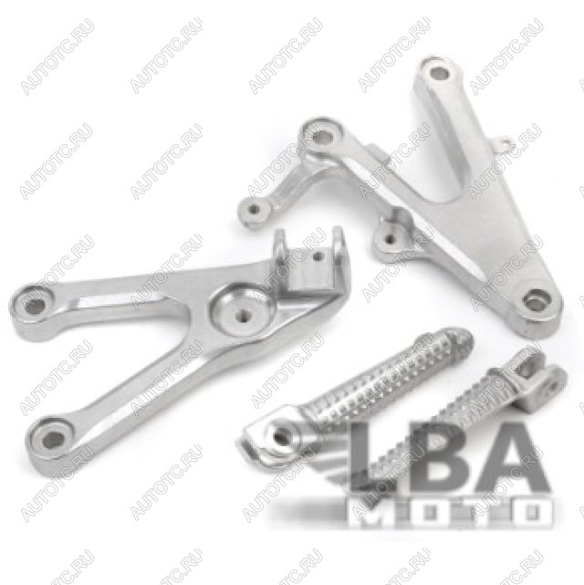 4 999 р. Подножки передние с кронштейнами для мотоцикла Yamaha YZF-R6 03-05  пм-00007898  с доставкой в г. Майкоп