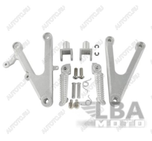 5 329 р. Подножки передние с кронштейнами для мотоцикла Yamaha YZF-R1 02-03  пм-00007900  с доставкой в г. Майкоп