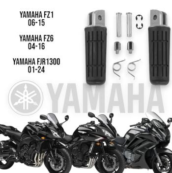 1 199 р. Подножки передние для мотоцикла Yamaha FZ1 01-15, FZ6 04-09, FZ6R 09-13  пм-00016598  с доставкой в г. Майкоп. Увеличить фотографию 1