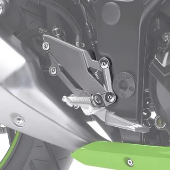 6 299 р. Подножки передние с кронштейнами для мотоцикла Kawasaki Z300 14-18, Z250 13-18  пм-00030802  с доставкой в г. Майкоп. Увеличить фотографию 4