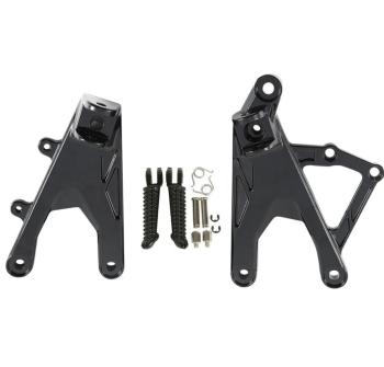 4 849 р. Подножки передние с кронштейнами для мотоцикла Yamaha YZF-R1 15-23  пм-00030868  с доставкой в г. Майкоп. Увеличить фотографию 1