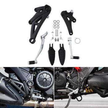 10 899 р. Подножки передние с кронштейнами для мотоцикла Ducati Diavel 12-17  пм-00030903  с доставкой в г. Майкоп. Увеличить фотографию 3
