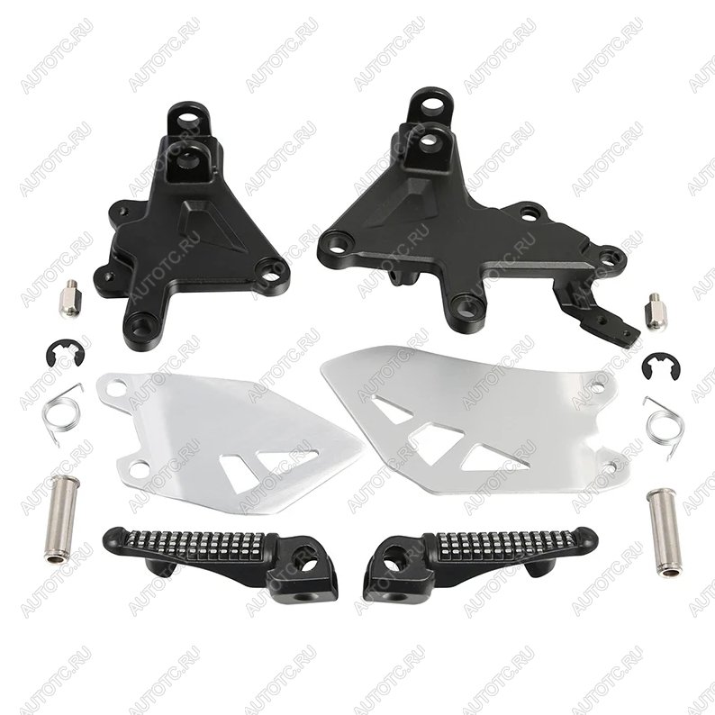 4 999 р. Подножки передние с кронштейнами для мотоцикла Kawasaki ZX10R 11-20  пм-00030873  с доставкой в г. Майкоп