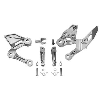7 899 р. Подножки передние с кронштейнами для мотоцикла Yamaha FJ09 15-17, Tracer 900 19-20  пм-00030887  с доставкой в г. Майкоп. Увеличить фотографию 1