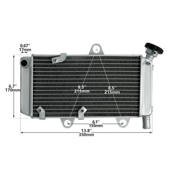 10 649 р. Радиатор для Yamaha XT660R, XT660X 04-14  пм-00025634  с доставкой в г. Майкоп. Увеличить фотографию 3