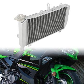 9 399 р. Радиатор для Kawasaki Ninja 400 18-24, Z400 19-23  пм-00030808  с доставкой в г. Майкоп. Увеличить фотографию 4