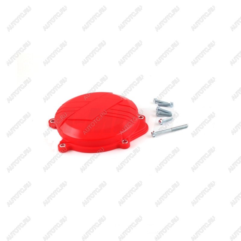 2 559 р. Защита крышки сцепл. пластиковая SM-PARTS Honda CRF250R 10-17 красная  010263-917-8127  с доставкой в г. Майкоп