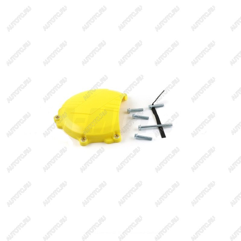 2 559 р. Защита крышки сцепл. пластиковая SM-PARTS Suzuki RMZ250 07-17 желтая  010263-925-6866  с доставкой в г. Майкоп
