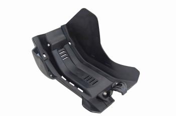 9 249 р. Защита двигателя пластиковая R-Tech KTM SX-F450 19-20, Husqvarna FC-FX450 19- (R-PMKTMNR4519) черная  r-pmktmnr4519  с доставкой в г. Майкоп. Увеличить фотографию 1