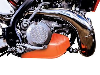9 249 р. Защита двигателя пластиковая R-Tech KTM SX-F450 16-18, EXC-F450500 17-20 (R-PMKTMAR4518) оранжевая  r-pmktmar4518  с доставкой в г. Майкоп. Увеличить фотографию 4