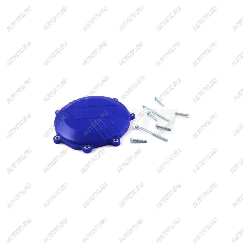 2 559 р. Защита крышки сцепл. пластиковая SM-PARTS Yamaha YZ250FFX 19-22, WR250 20-22 синяя  010263-923-7327  с доставкой в г. Майкоп