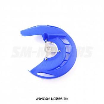 2 899 р. Защита перед. торм. диска Yamaha YZ250 04-13 YZF250450 04-13 WRF250450 04-13 SM-PARTS синяя  010263-185-5895  с доставкой в г. Майкоп. Увеличить фотографию 1