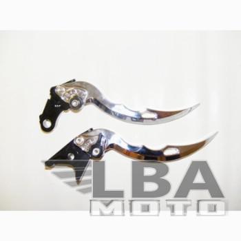 5 349 р. Короткие рычаги тормозасцепления в форме ножей для мотоциклов Aprilia  пм-00004393  с доставкой в г. Майкоп. Увеличить фотографию 3